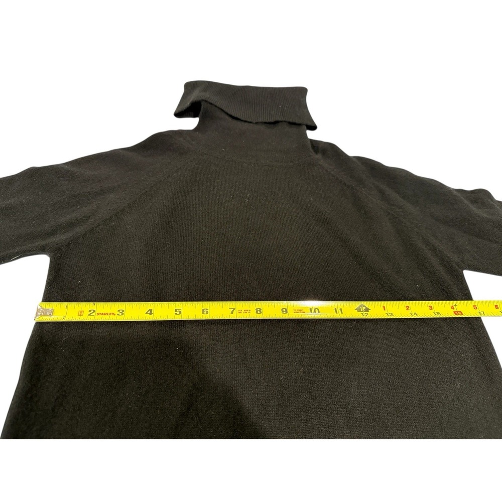 NWT Quince Mongolian Cashmere Turtleneck Sweater Dress‎ Black S - Picture 12 of 14